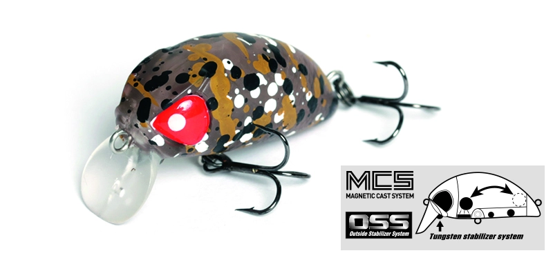 LUCKY Haira Tiny Shallow Pilot 44F 4,4cm 7gr 4 LUCKY Haira Tiny Shallow Pilot 44F 4,4cm 7gr - Afbeelding 2