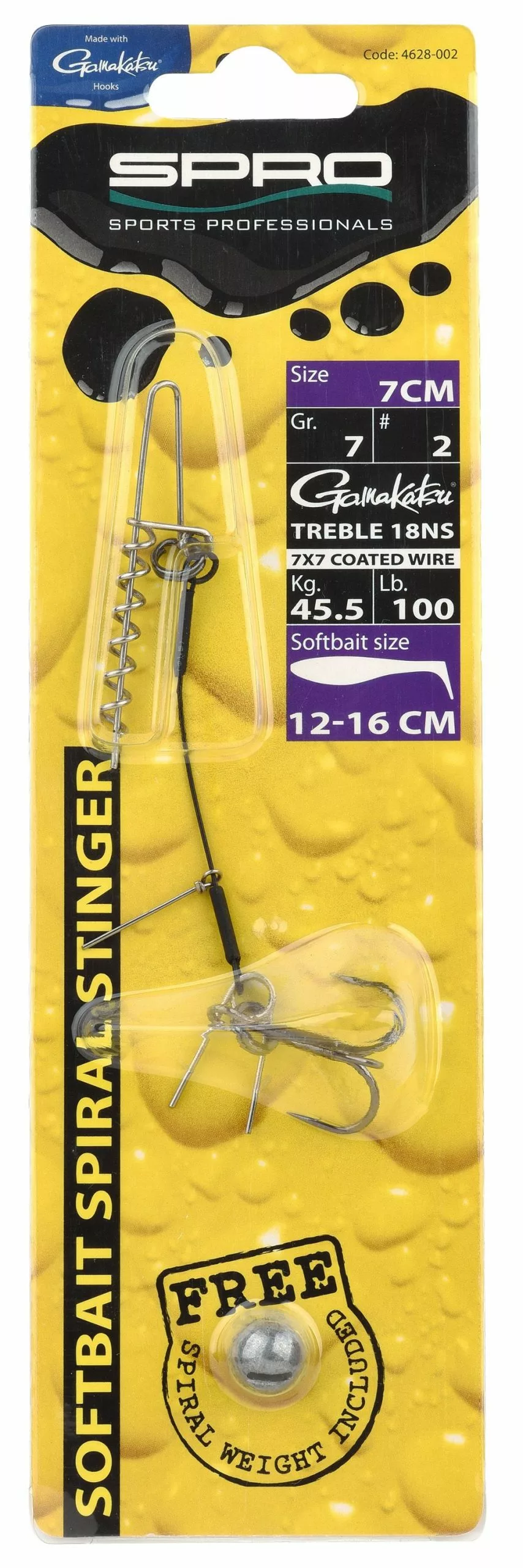 Spro Softbait Spiral Stinger Rig 5 Spro Softbait Spiral Stinger Rig - Afbeelding 3
