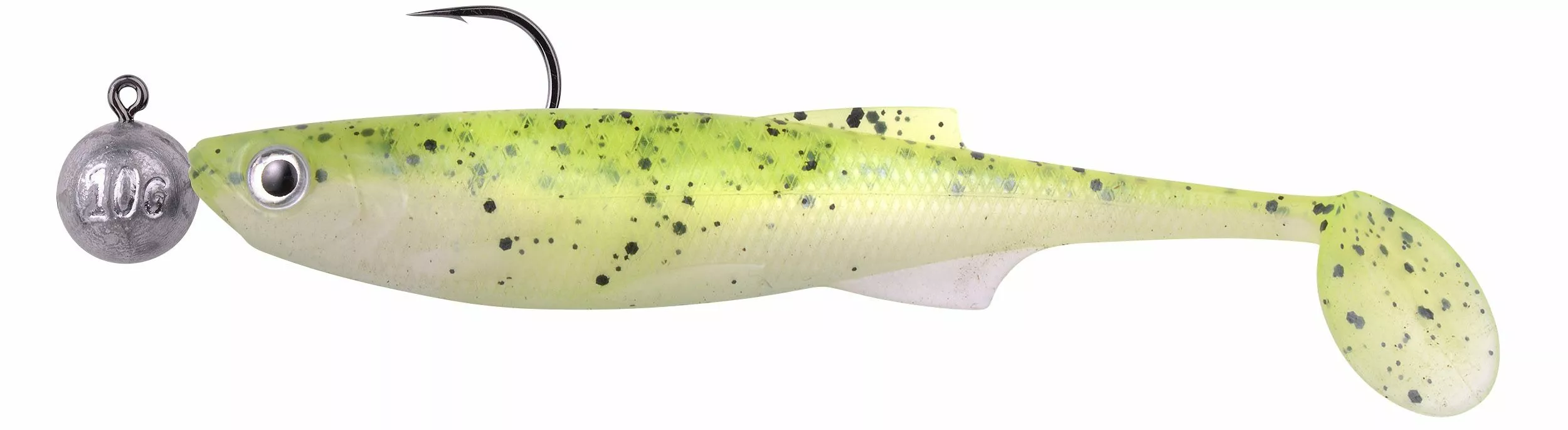 PowerCatcher Ready Jig Chartreuse & Pearl 10 Gr 3 PowerCatcher Ready Jig Chartreuse & Pearl 10 Gr