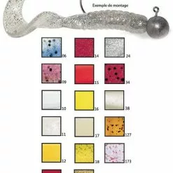 Delalande KING 3 Cm Wit -Softbaits Verkoop products leurre souple delalande king 3cm par 25 z 274 27400 1 1 1 1